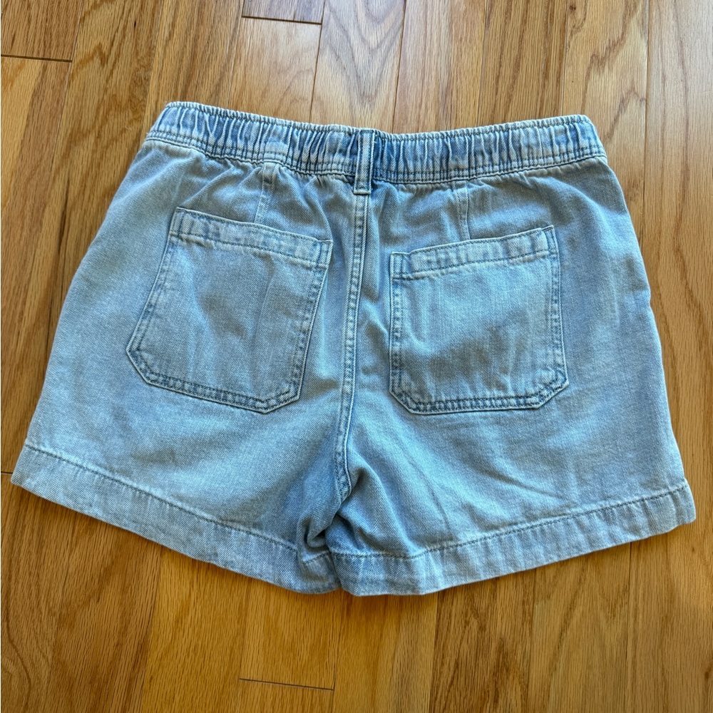 GAP Light Blue Denim Drawstring Elastic Waist Wom… - image 3